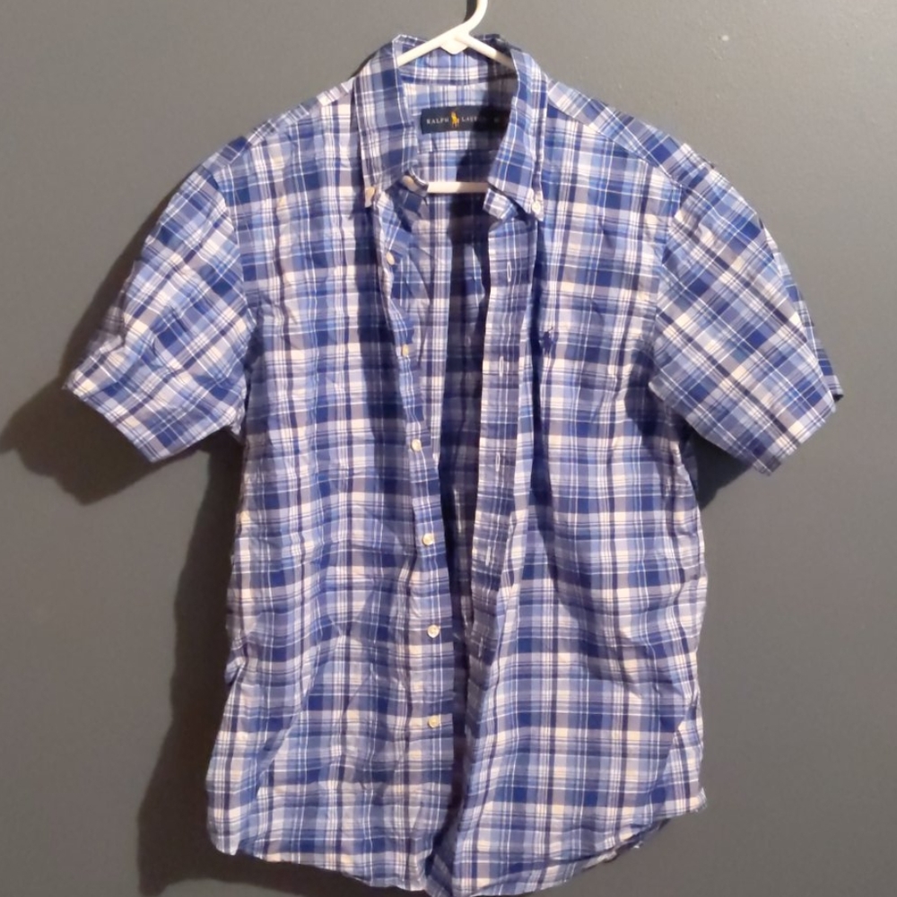 Short Sleeved Ralph Lauren button up